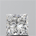 Diamante Natural 1.01 quilates, Princesa , Color F, claridad VS1 y certificado GIA