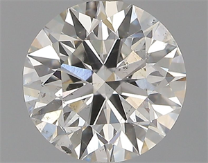 Picture of Natural Diamond 0.70 Carats, Round with Excellent Cut, I Color, SI2 Clarity and Certified by GIA