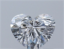 Natural Diamond 0.50 Carats, Heart with  Cut, D Color, SI2 Clarity and Certified by GIA