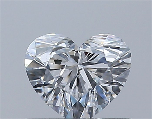 Picture of Natural Diamond 0.50 Carats, Heart with  Cut, D Color, SI2 Clarity and Certified by GIA