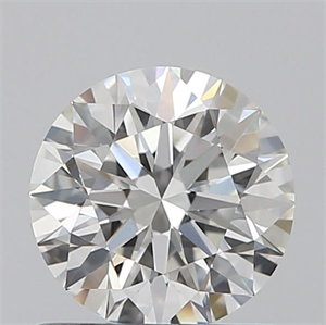 Foto Diamante Natural 0.72 quilates, Redondo , Color H, claridad IF y certificado GIA de