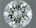 Natural Diamond 1.31 Carats, Round with Excellent Cut, I Color, SI1 Clarity and Certified by IGI