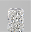 Natural Diamond 3.28 Carats, Radiant with  Cut, F Color, SI1 Clarity and Certified by GIA