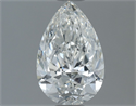Natural Diamond 1.00 Carats, Pear with  Cut, H Color, VS2 Clarity and Certified by GIA