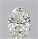 Natural Diamond 0.92 Carats, Oval with  Cut, J Color, VS2 Clarity and Certified by GIA