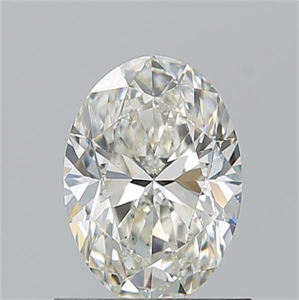 Picture of Natural Diamond 0.92 Carats, Oval with  Cut, J Color, VS2 Clarity and Certified by GIA