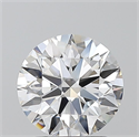 Natural Diamond 1.71 Carats, Round with Excellent Cut, D Color, VVS1 Clarity and Certified by GIA