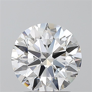 Picture of Natural Diamond 1.71 Carats, Round with Excellent Cut, D Color, VVS1 Clarity and Certified by GIA