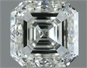 Natural Diamond 1.00 Carats, Asscher with  Cut, I Color, SI1 Clarity and Certified by IGI