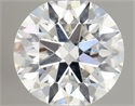 Natural Diamond 0.41 Carats, Round with Excellent Cut, G Color, SI2 Clarity and Certified by GIA