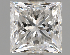 Picture of Natural Diamond 1.50 Carats, Princess with  Cut, H Color, SI2 Clarity and Certified by GIA