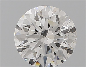 Foto Diamante Natural 0.51 quilates, Redondo , Color F, claridad SI1 y certificado GIA de