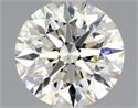 Natural Diamond 0.80 Carats, Round with Excellent Cut, J Color, SI1 Clarity and Certified by GIA