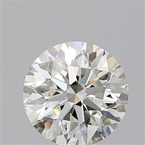 Foto Diamante Natural 0.52 quilates, Redondo , Color J, claridad IF y certificado GIA de