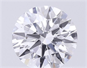 Lab Grown Diamond 0.72 Carats, Round with Ideal Cut, D Color, VS2 Clarity and Certified by IGI