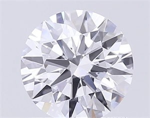Picture of Lab Grown Diamond 0.72 Carats, Round with Ideal Cut, D Color, VS2 Clarity and Certified by IGI