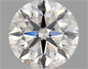 Natural Diamond 0.76 Carats, Round with Excellent Cut, F Color, IF Clarity and Certified by IGI