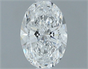 Diamante Natural 0.61 quilates, Ovalado , Color E, claridad SI1 y certificado GIA