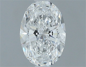 Foto Diamante Natural 0.61 quilates, Ovalado , Color E, claridad SI1 y certificado GIA de
