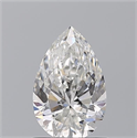 Natural Diamond 1.02 Carats, Pear with  Cut, G Color, SI1 Clarity and Certified by GIA