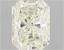 Natural Diamond 0.50 Carats, Radiant with  Cut, N Color, VVS1 Clarity and Certified by GIA