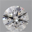 Lab Grown Diamond 2.07 Carats, Round with Ideal Cut, E Color, VVS2 Clarity and Certified by IGI