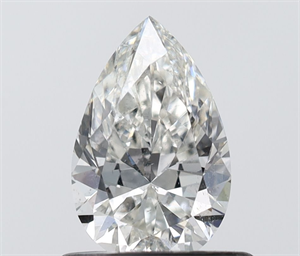 Foto Diamante Natural 0.62 quilates, De pera , Color G, claridad SI1 y certificado IGI de