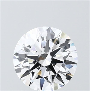 Picture of Lab Grown Diamond 1.54 Carats, Round with Ideal Cut, D Color, VS1 Clarity and Certified by IGI