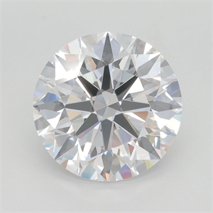 Picture of Lab Grown Diamond 5.02 Carats, Round with Excellent Cut, E Color, IF Clarity and Certified by GIA