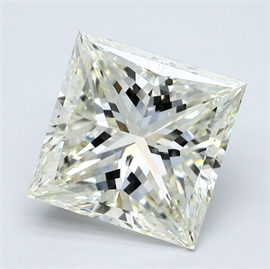 Picture of Natural Diamond 5.01 Carats, Princess with  Cut, M Color, VS1 Clarity and Certified by GIA
