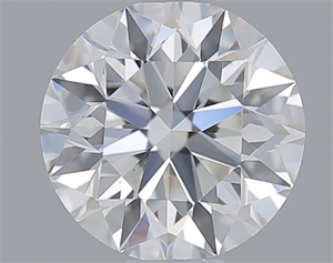 Picture of Natural Diamond 0.53 Carats, Round with Excellent Cut, F Color, VS1 Clarity and Certified by IGI
