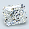 Natural Diamond 5.02 Carats, Radiant with  Cut, F Color, VS1 Clarity and Certified by GIA