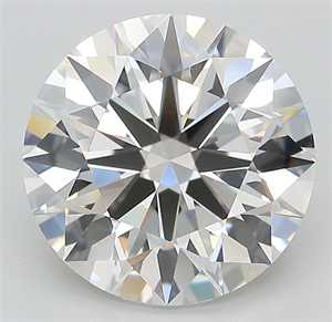 Picture of Lab Grown Diamond 4.51 Carats, Round with Ideal Cut, G Color, IF Clarity and Certified by IGI
