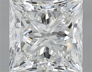 Picture of Natural Diamond 1.52 Carats, Princess with  Cut, H Color, VVS1 Clarity and Certified by GIA