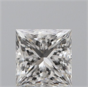 Natural Diamond 1.51 Carats, Princess with  Cut, G Color, SI2 Clarity and Certified by GIA