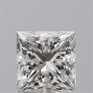 Picture of Natural Diamond 1.51 Carats, Princess with  Cut, G Color, SI2 Clarity and Certified by GIA