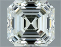 Natural Diamond 2.06 Carats, Asscher with  Cut, J Color, IF Clarity and Certified by IGI