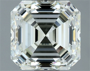 Picture of Natural Diamond 2.06 Carats, Asscher with  Cut, J Color, IF Clarity and Certified by IGI