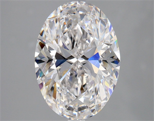 Picture of Natural Diamond 3.50 Carats, Oval with  Cut, E Color, VS1 Clarity and Certified by GIA