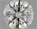 Natural Diamond 0.57 Carats, Round with Excellent Cut, I Color, VVS1 Clarity and Certified by GIA