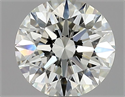 Diamante Natural 0.70 quilates, Redondo , Color I, claridad VVS2 y certificado GIA