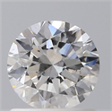 Natural Diamond 0.80 Carats, Round with Excellent Cut, F Color, SI2 Clarity and Certified by GIA