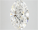 Natural Diamond 3.24 Carats, Oval with  Cut, E Color, VS1 Clarity and Certified by GIA