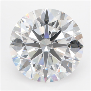 Picture of Lab Grown Diamond 5.01 Carats, Round with Ideal Cut, D Color, VVS2 Clarity and Certified by IGI