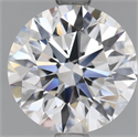 Del inventario de diamantes de laboratorio, 2.16 quilates, Redondo , Color F, claridad VVS2 y certificado IGI