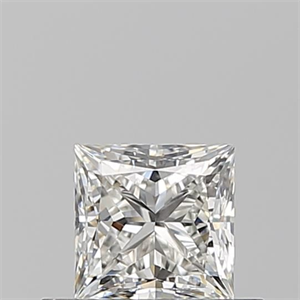 Picture of Natural Diamond 0.50 Carats, Princess with  Cut, H Color, VVS1 Clarity and Certified by GIA