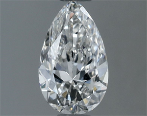 Picture of Natural Diamond 0.60 Carats, Pear with  Cut, G Color, VVS2 Clarity and Certified by GIA