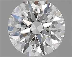 Picture of Natural Diamond 0.46 Carats, Round with Excellent Cut, F Color, VS2 Clarity and Certified by GIA
