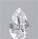 Natural Diamond 0.52 Carats, Pear with  Cut, D Color, IF Clarity and Certified by GIA