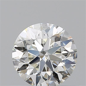 Picture of Natural Diamond 0.50 Carats, Round with Excellent Cut, J Color, SI1 Clarity and Certified by GIA